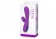 Фиолетовый вибромассажер Tease 6x Rabbit Style со стимуляцией клитора - 17,8 см. - Topco Sales