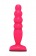 Розовый анальный стимулятор Large Bubble Plug - 14,5 см. - Lola Games