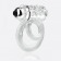 Прозрачное эрекционное кольцо с шишечками и подхватом мошонки DOUBLE O 6 CLEAR - Screaming O - в Санкт-Петербурге купить с доставкой