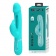 Аквамариновый вибратор-кролик с функцией фингеринга Kampas - 23,2 см. - Baile купить в Санкт-Петербурге с доставкой в Orgasmix.ru Аквамариновый вибратор-кролик с функцией фингеринга Kampas - 23,2 см. - Baile