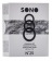 Набор из 3 чёрных эрекционных колец SONO No.25 - Shots Media BV - в Санкт-Петербурге купить с доставкой