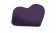 Фиолетовая малая вельветовая подушка-сердце для любви Liberator Retail Heart Wedge - Liberator - купить с доставкой в Санкт-Петербурге