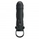 Чёрная вибронасадка на пенис с 2 виброэлементами - Baile - в Санкт-Петербурге купить с доставкой Чёрная вибронасадка на пенис с 2 виброэлементами - Baile - в Санкт-Петербурге купить с доставкой