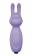 Фиолетовый мини-вибратор с ушками Emotions Funny Bunny Lavender - Lola Games