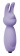 Фиолетовый мини-вибратор с ушками Emotions Funny Bunny Lavender - Lola Games