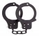 Чёрные наручники из листового металла BONDX METAL CUFFS BLACK - Dream Toys - купить с доставкой в Санкт-Петербурге