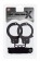 Чёрные наручники из листового металла в комплекте с веревкой BONDX METAL CUFFS LOVE ROPE SET - Dream Toys - купить с доставкой в Санкт-Петербурге