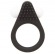 Чёрное эрекционное кольцо LIT-UP SILICONE STIMU RING 1 BLACK - Dream Toys - в Санкт-Петербурге купить с доставкой