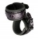 Фиолетово-чёрные наручники BLAZE HANDCUFF PURPLE - Dream Toys - купить с доставкой в Санкт-Петербурге