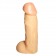 Насадка-фаллос телесного цвета - 17 см. - Джага-Джага - купить с доставкой в Санкт-Петербурге