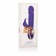 Фиолетовый вибратор с поступательным движением Jack Rabbit Signature Silicone Thrusting Rabbit - 20 см. - California Exotic Novelties
