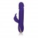 Фиолетовый вибратор с поступательным движением Jack Rabbit Signature Silicone Thrusting Rabbit - 20 см. - California Exotic Novelties