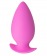 Большая розовая анальная втулка Radical - 10,7 см. - Seven Creations