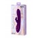 Фиолетовый вибратор с вакуумной стимуляцией клитора JUM - 21 см. - JOS