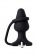 Чёрное эрекционное кольцо с анальной вибропробкой - Erotist - в Санкт-Петербурге купить с доставкой