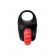 Чёрно-красное эрекционное виброкольцо Erotist - Erotist Adult Toys - в Санкт-Петербурге купить с доставкой