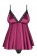 Укороченный бэби-долл малинового цвета - Obsessive купить с доставкой Укороченный бэби-долл малинового цвета - Obsessive купить с доставкой