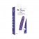 Фиолетовый вибратор с ребрышками Mr.Perfect Intense - 15,2 см. - Joy Division