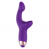 Фиолетовый массажёр для G-точки G-Spot Pleaser - 19 см. - Adam & Eve