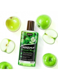 Массажное масло WARMup Green Apple с ароматом яблока - 150 мл. - Joy Division - купить с доставкой в Санкт-Петербурге