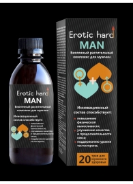 Мужской биогенный концентрат для усиления эрекции Erotic hard Man - 250 мл. - Erotic Hard - купить с доставкой в Санкт-Петербурге