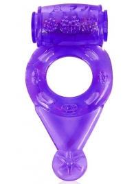 Фиолетовое эрекционное виброкольцо с шипиками - Erowoman-Eroman - в Санкт-Петербурге купить с доставкой