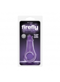 Фиолетовое эрекционное кольцо Firefly Couples Ring - NS Novelties - в Санкт-Петербурге купить с доставкой