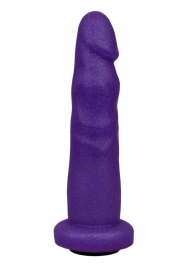 Фиолетовая реалистичная насадка-плаг - 16,2 см. - LOVETOY (А-Полимер) - купить с доставкой в Санкт-Петербурге
