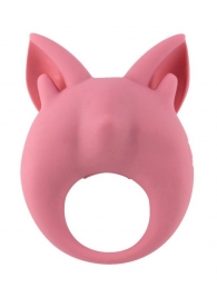 Розовое перезаряжаемое эрекционное кольцо Kitten Kiki - Lola Games - в Санкт-Петербурге купить с доставкой