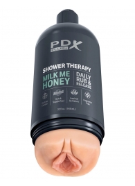 Телесный мастурбатор-вагина Shower Therapy Milk Me Honey - Pipedream - в Санкт-Петербурге купить с доставкой