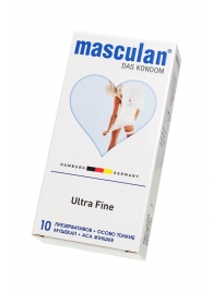 Ультратонкие презервативы Masculan Ultra Fine с обильной смазкой - 10 шт. - Masculan - купить с доставкой в Санкт-Петербурге