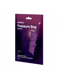 Фиолетовый мешочек для хранения игрушек Treasure Bag XL - Satisfyer - купить с доставкой в Санкт-Петербурге
