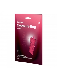 Розовый мешочек для хранения игрушек Treasure Bag M - Satisfyer - купить с доставкой в Санкт-Петербурге