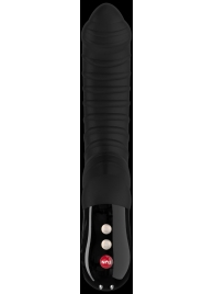 Элегантный чёрный перезаряжаемый вибратор TIGER G5 - 21,5 см. - Fun Factory