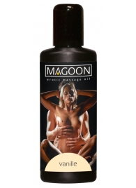 Массажное масло Magoon Vanille с ароматом ванили - 100 мл. - Orion - купить с доставкой в Санкт-Петербурге