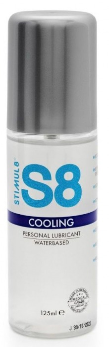 Охлаждающий лубрикант на водной основе S8 Cooling Lube - 125 мл. - Stimul8 - купить с доставкой в Санкт-Петербурге