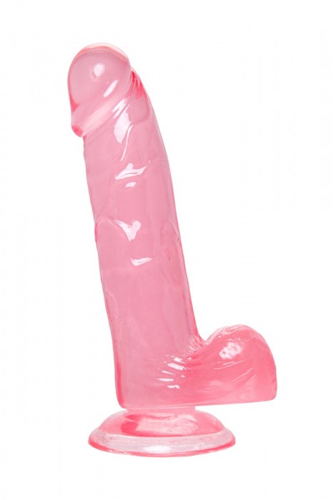 Розовый реалистичный фаллоимитатор Sundo - 20 см. - A-toys