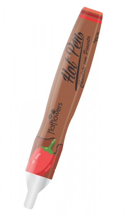 Ручка для рисования на теле Hot Pen со вкусом шоколада и острого перца - HotFlowers - купить с доставкой в Санкт-Петербурге